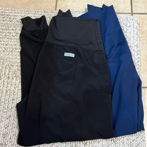 Maternity jogger scrubs bundle